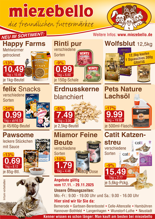 miezebello_anz_90x140_KW_48_25 Aktuelle Anzeige als Bild